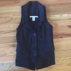 Tailored DVF wool vest.